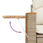 vidaXL Juego de sofás jardín con cojines beige 10 pzas ratán sintético vidaXL Juego de sofás jardín con cojines beige 10 pzas ratán sintético