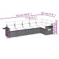 vidaXL Juego de sofás jardín con cojines 6 pzas ratán sintético beige vidaXL Juego de sofás jardín con cojines 6 pzas ratán sintético beige